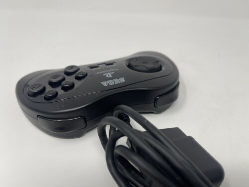 Sega Sony Playstation 2 Saturn Controller Pad Nero 2 PS2 IPS-5001 Stick - Foto 3 di 7