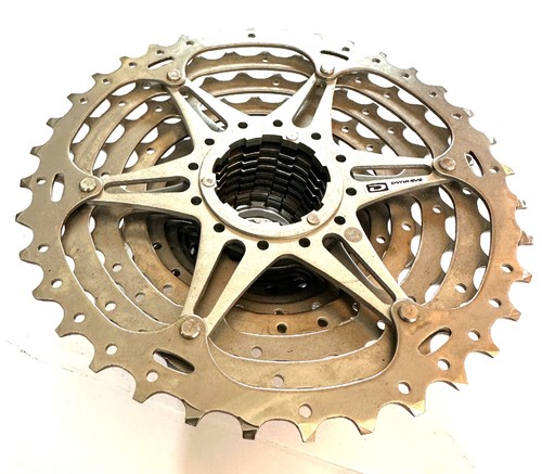 Shimano Deore M6000 CS-HG50 Cassette / 10 Speed / 11-36t / Nickel Plated Silver - Picture 2 of 6
