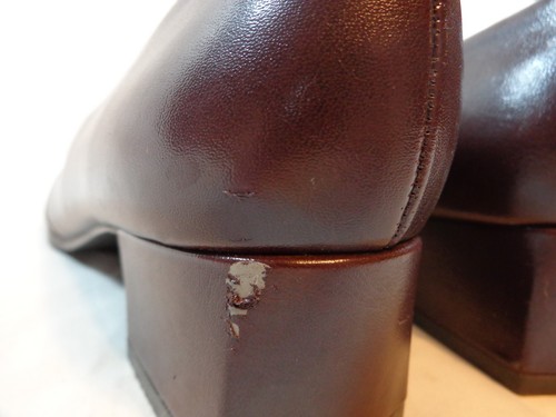 Tacones flexibles suaves Hush Puppy talla 6,5 M marrón Lea bolsillo mostrador 73580 - Imagen 6 de 10