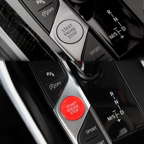 For BMW F40 i4 G20 Z4 G29 F44 X5 G05 X6 G06 Red Car Start Button Cover Replace M - Afbeelding 2 van 16