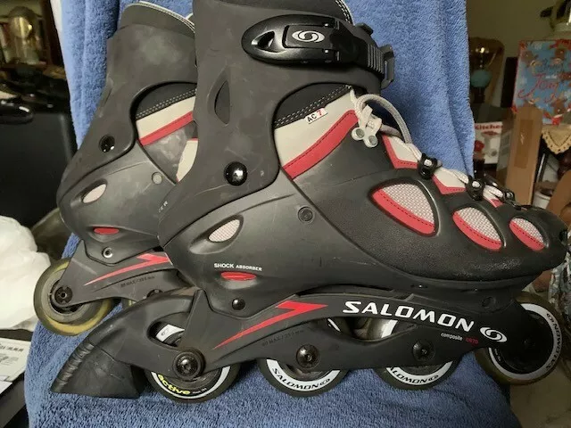 Men&#039;s Salomon Energyzer Rollerblades Inline Skates 80 max 255 mm Sz 10 VGC | eBay