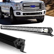 30" Dual Row 8D LED Work Light Bar Spot Flood For Ford F-350 F-250 Super Duty