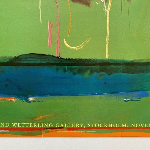 HELEN FRANKENTHALER RARE 1988 ABSTRACT EXPRESSIONIST LITHO PRINT EXHBT POSTER - Picture 6 of 10