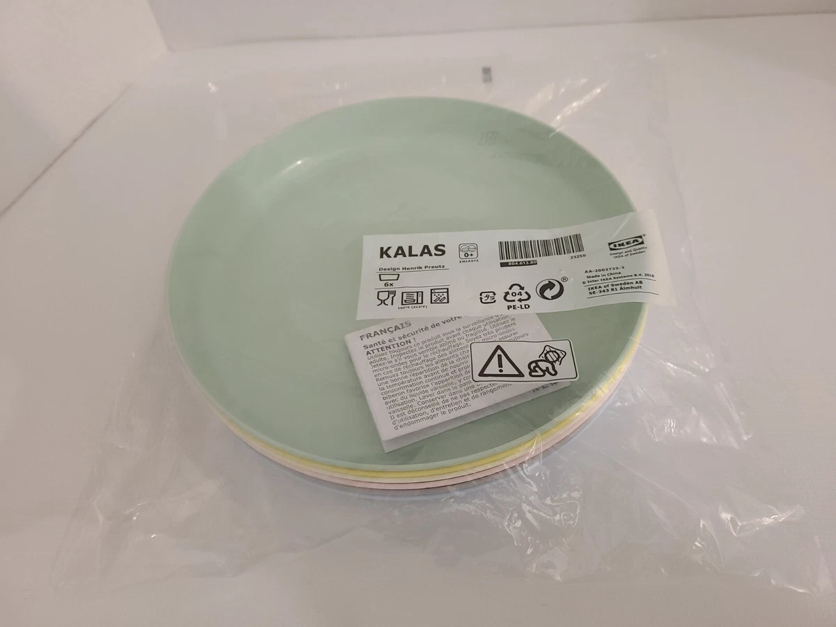 KALAS Plate, mixed colors - IKEA