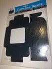 Cardboard Black Cupcake Boxes (pack of 6)