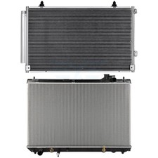 For 2001-2007 Toyota Highlander 3.3L 3300CC V6 Radiator&AC Condenser Cooling Kit