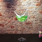 1pc Red Wine Cocktail Glass Goblet Bird Shape Design for Home Bar Restaurant