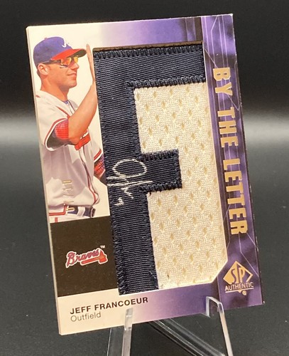 SP Authentic By the Letter Jeff Francoeur Auto F Card BL-CB Upper Deck 2008 - Picture 3 of 6