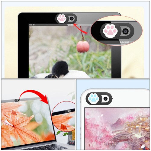 6 Pcs Objektivabdeckung Schutzabdeckungen Cartoon-Webcam-Abdeckung - Afbeelding 2 van 12