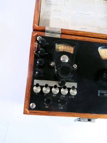 Vintage Leeds & Northrup No. 4282 Ohmmeter — Solid Oak Box - Picture 6 of 14