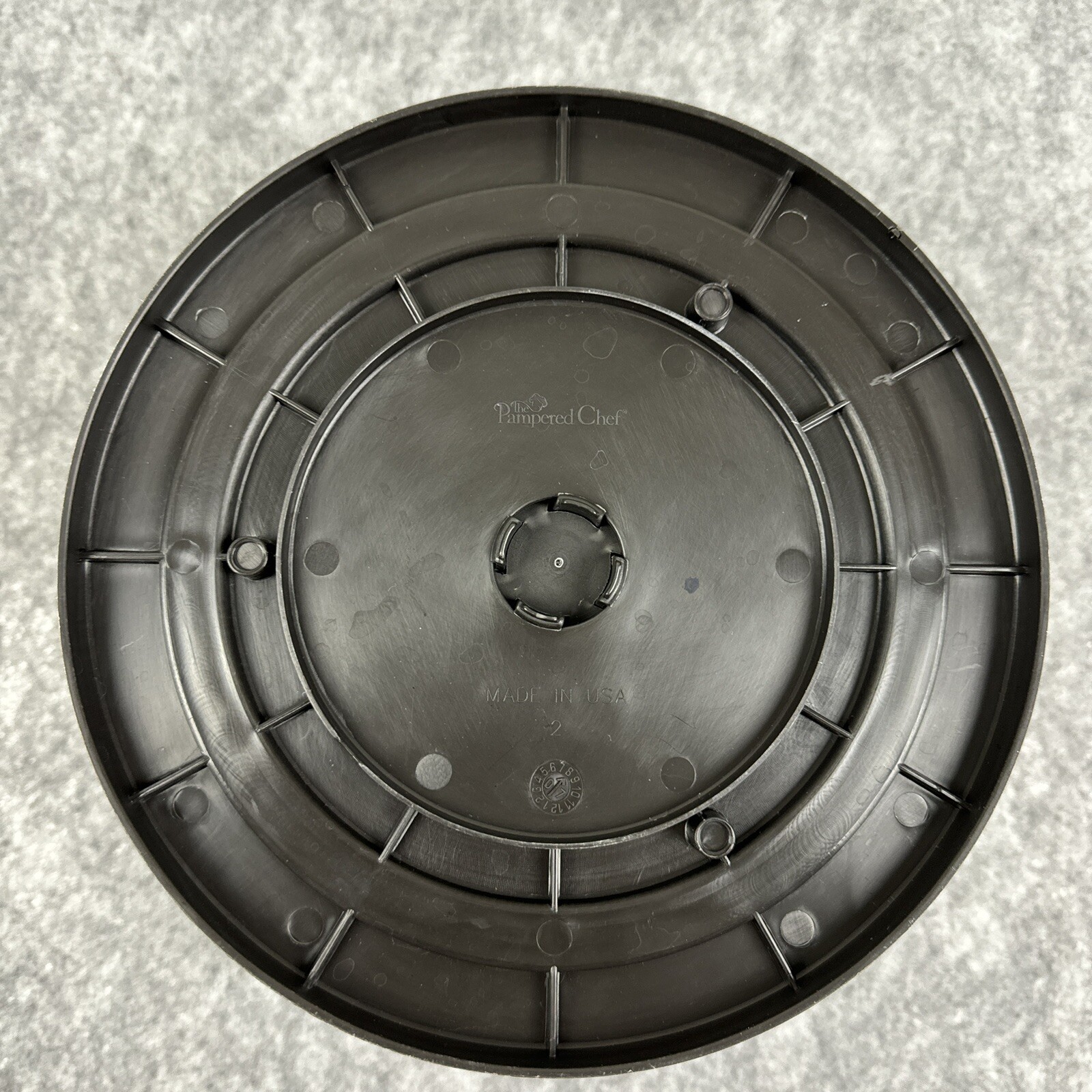 Pampered Chef Tool Turn About Black Utensil Caddy Carousel Craft Organizer eBay