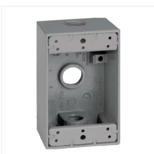 Box 1G Wp 3 1/2In Ko Grey B-5V - New! - Picture 1 of 6