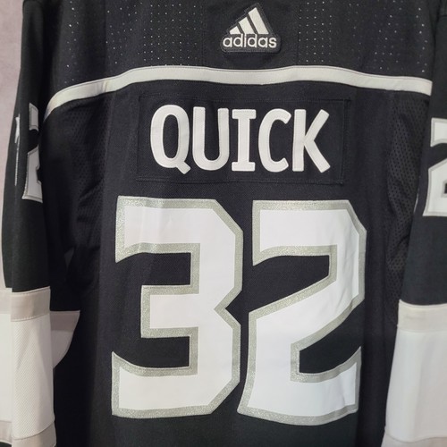 NWT Adidas Authentic Los Angeles Kings Jonathon Quick 32 Jersey 46 S Strap $225 - Picture 14 of 14