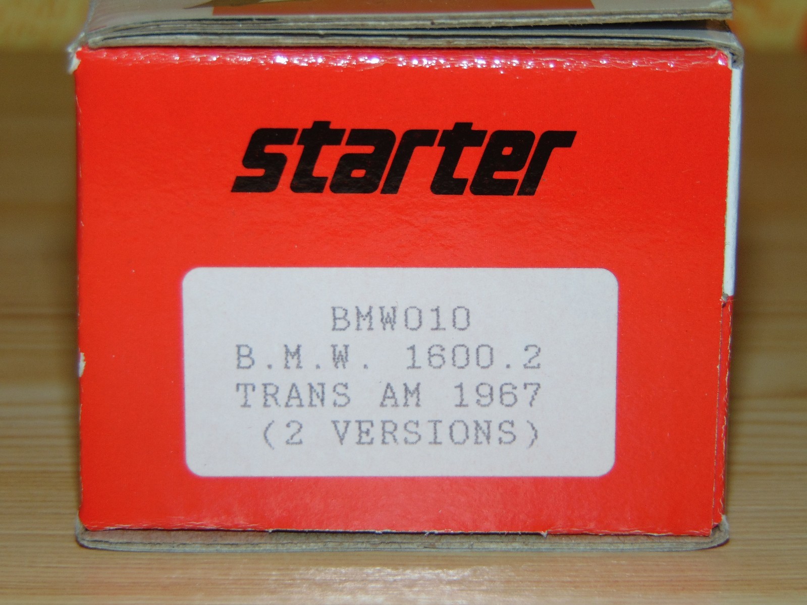 STARTER BMW010 BMW 1800.2 2002 TI TII TURBO TRANS AM 1967 1 43 RARITÄT STARTER BMW010 BMW 1800.2 2002 TI TII TURBO TRANS AM 1967 1 43 RARITÄT