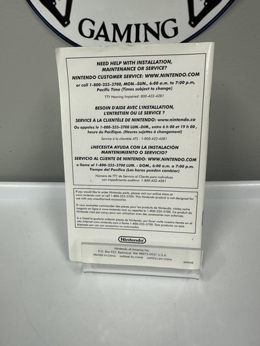 Nintendo DS Lite Instruction Manual | Booklet/Manual Only - Picture 3 of 3
