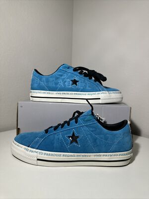 SZ MENS 6 -Converse Paradise Sean Pablo One Star Pro Ox Blue 173215C -NEW NO LID