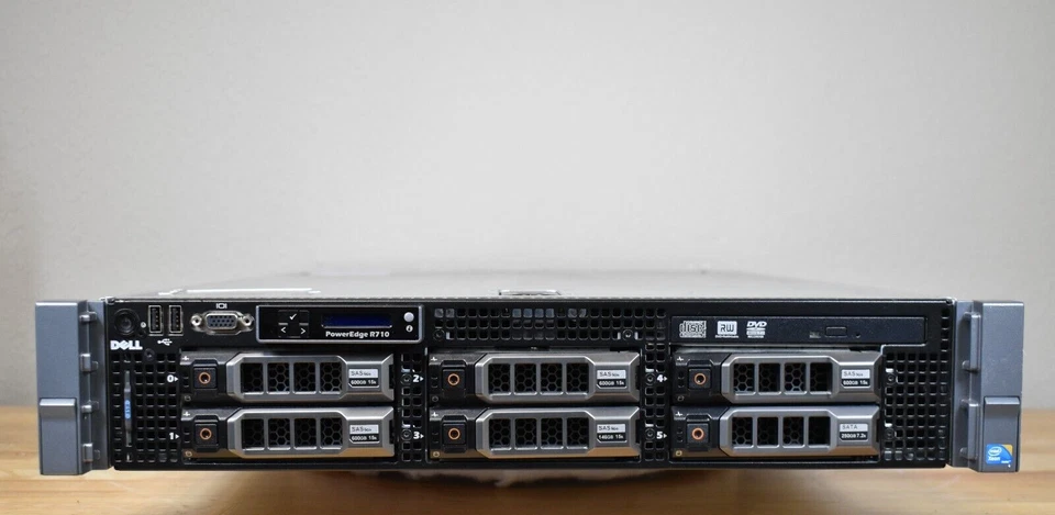 Dell POWEREDGE R710 Server 2x CPU X5677 @ 3.47GHz 48GB 4x12 NO HD H700 Qlogic - Image 2 of 4