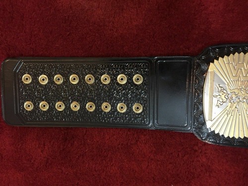 Cinturón de lucha libre Wing Eagle Championship Title 2 mm latón tamaño adulto réplica - Imagen 6 de 10