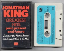 Jonathan King - GREATEST HITS PAST & PRESENT - UK - 1975 CASSETTE - USED #CA106