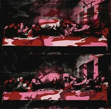 ANDY WARHOL Poster or Rolled Canvas Print "The Last Supper" Camo Edition