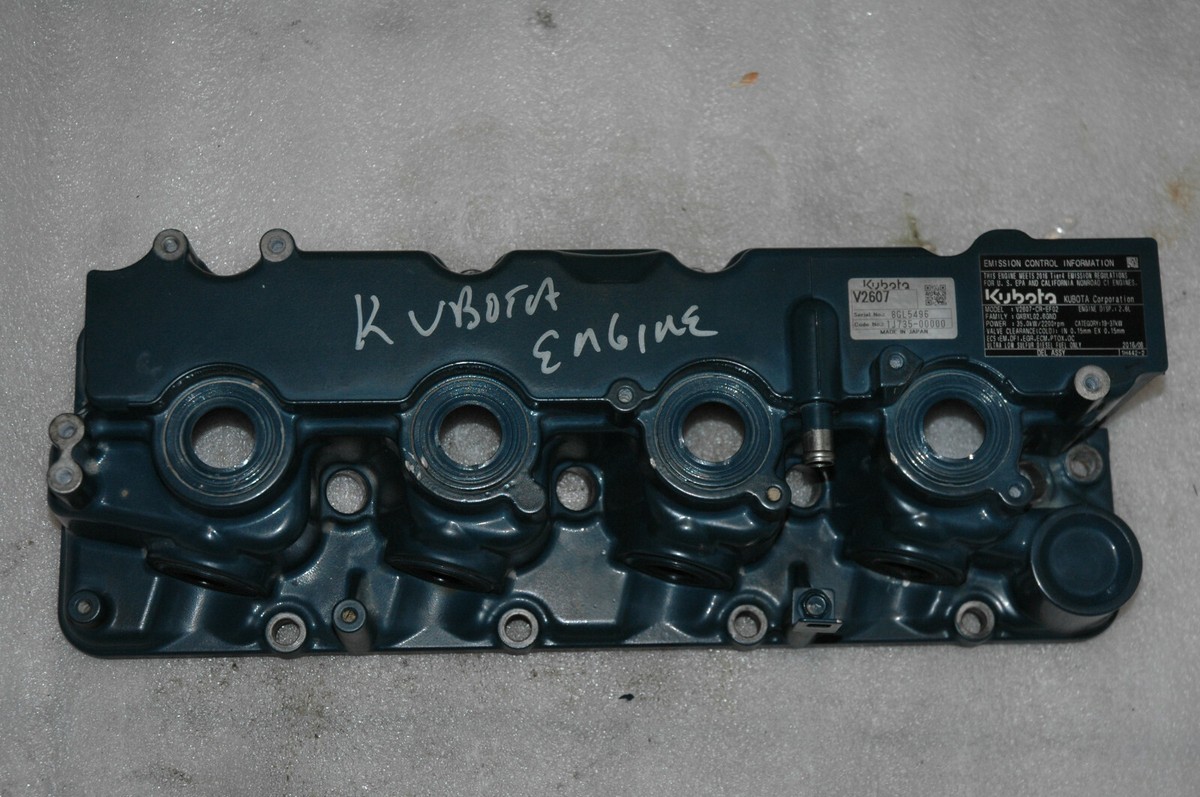 KUBOTA V2607-CR-EF02 DIESEL ENGINE VALVE COVER OEM | eBay