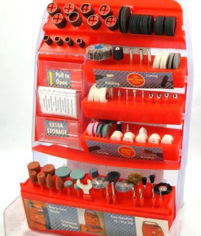 Toolzone 150PC Rotary Tools Accessory Kit Crafts Electronics Woodwork Hobby - Picture 2 of 8