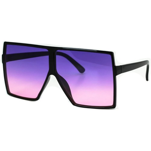 Flat Top riesige übergroße XXL Big SHIELD quadratische leichte Damen Herren Sonnenbrille  - Bild 10 von 73