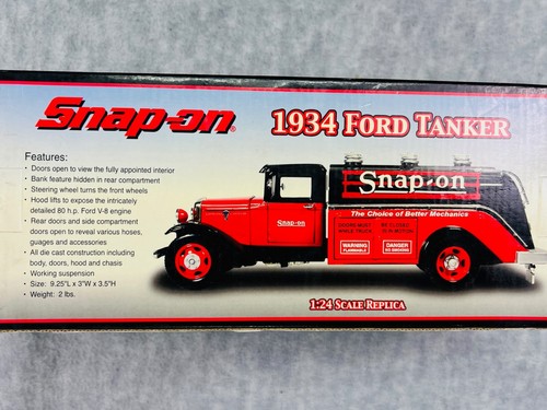 ๐บ๐ธ๐บ๐ธ๐บ๐ธCrown Jewels 1:24 1934 Ford Tanker Snap-On Truck ๐บ๐ธ๐บ๐ธ๐บ๐ธ - Picture 4 of 7