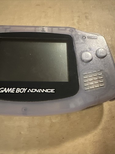 Nintendo Clear Glacier Game Boy Advance Handheld Console Tested Device Works - Picture 5 of 24