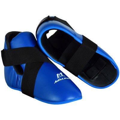 Malino Semi Contact Foot Protector Lightweight Martial Art Karate Shoes Blue Red