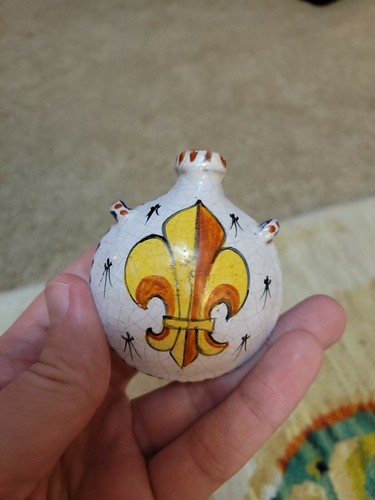 Vintage Quimper Snuff Perfume Bottle - Picture 3 of 7