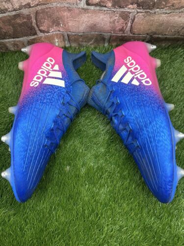 Botas de fútbol Adidas X 16.1 SG para hombre Reino Unido 11 extremadamente raras excelente estado - Imagen 4 de 8