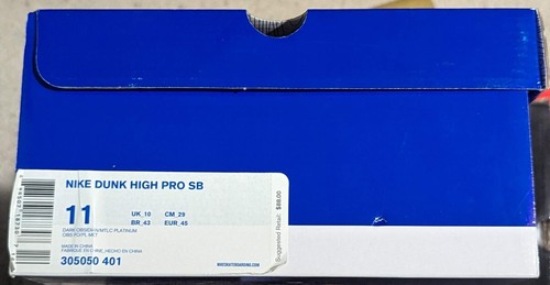 Nike Dunk High Pro SB Un-Heavens Gate - Size 11 - 305050-401 - Deadstock RARE - 第 4/4 張圖片