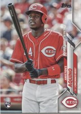 2020 Topps Update ARISTIDES AQUINO RC DeBUT  Base Rookie -CINCINNATI REDS- #U-29