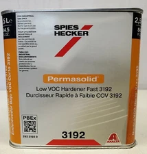 Spies Hecker 3192 Industrial Permasolid Low VOC Paint Hardener Fast 8096/8098