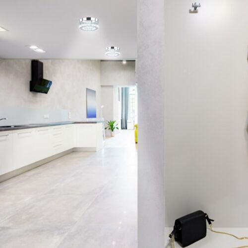 Modern Crystal Ceiling Light Semi Flush Mount Small Chandelier for Hallway Foyer - Picture 23 of 36