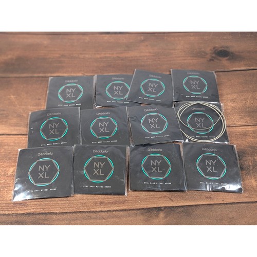 Set of 12D'Addario Nyxl Bass Guitar Strings Nickel Wound Long Scale Singles .125