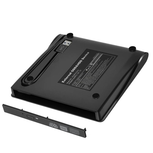 USB 3.0 Slim External DVD RW CD Writer Drive Burner Reader for Laptop PC Mac - Picture 5 of 7
