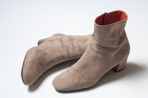 Santoni Damen Beige Wildleder Leder Stiefeletten Größe EU 38,5 / US 8,5 - Bild 1 von 14