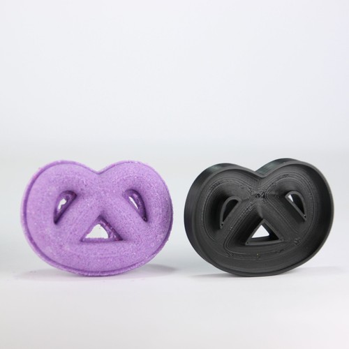 PRETZEL Bath Bomb Mold, DIY original BathBombs Set 3D Printed Kit - Picture 4 of 6