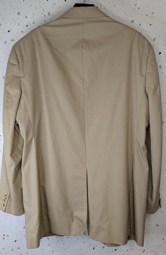 Brooks Brothers 46L Stretch Khaki Tan Cotton Blend Blazer |250977 - Picture 2 of 8