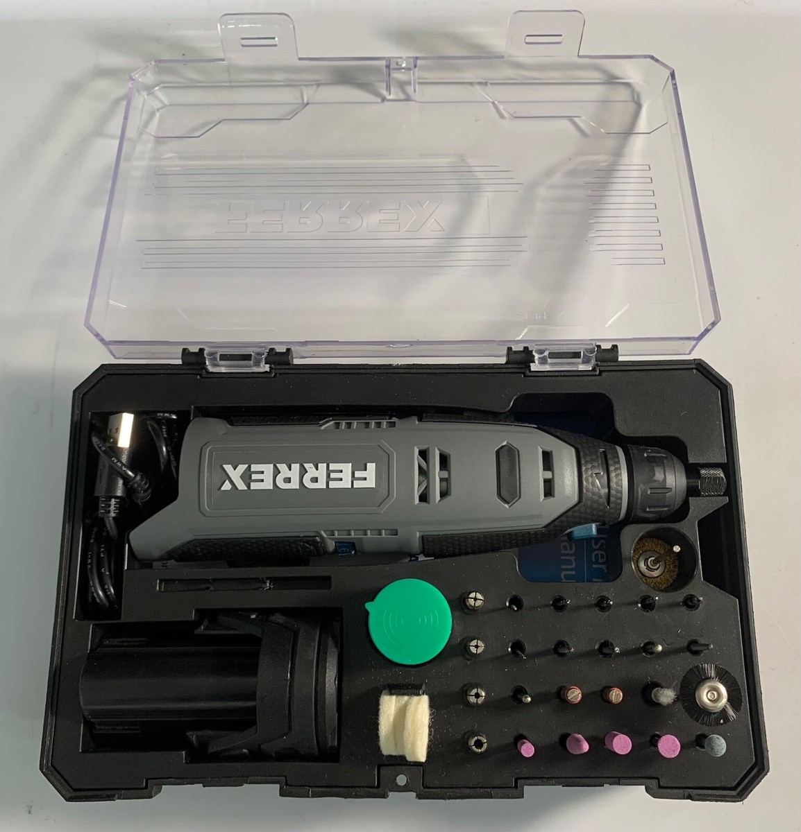 Ferrex 12v rotary tool set hotsell