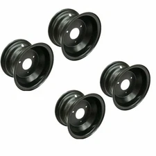 4pcs 7" ATV Wheel Rim For 16x8-7 Tire 3 Stud 78mm 125cc 110cc Coolster 4 Wheeler