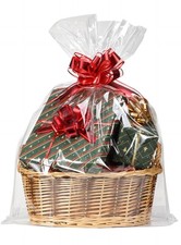 Bolsas transparentes para cestas de regalo/envoltura de celofán de 61 x 76 cm