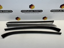 MERCEDES S CLASS W222 DOOR CARD TRIM DARK WOOD SET OF FOUR NOT LONG VERSION