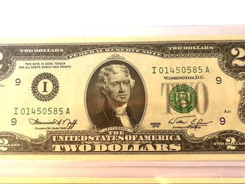 💎 Lot Of 4 1976 Two Dollar Note $2 First Day of Issue UNC - Picture 10 of 11