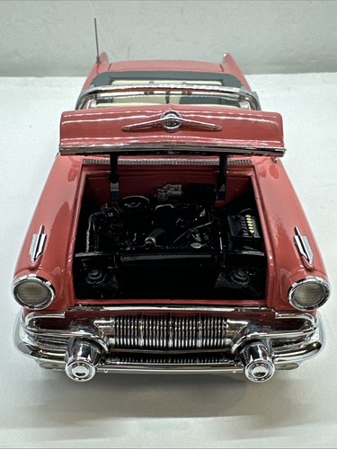 Franklin Mint 1957 Pontiac Bonneville, 1:24 Scale, Boxed, Great Condition Bx3 #2 - Picture 5 of 16