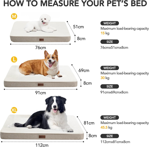 Orthopedic Dog Bed–Supportive, Washable, Non-Slip Pet Bed for Medium & Large Dog - Bild 6 von 7