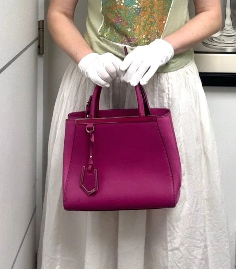 Fendi 2Jours Tote Handbag, Fandango color Leather - Image 2 of 4