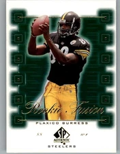 2000 SP Authentic Rookie Fusion #RF1 Plaxico Burress - FB